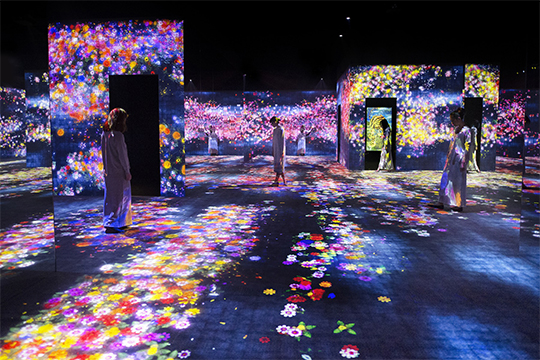 世界に発信する新たなデジタルミュージアム　©teamLab