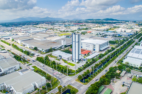 IEAT工業団地とAMEC敷地全景